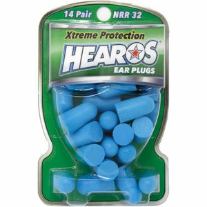Hearos Original Formulation Xtreme Protection Ear Plugs (NRR 32 | 14 pairs)